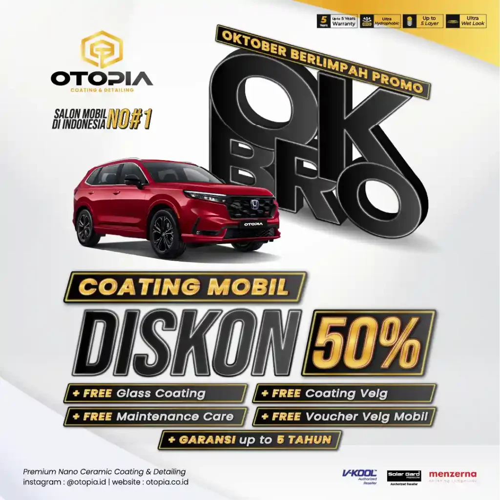 Promo Oktober coating mobil otopia