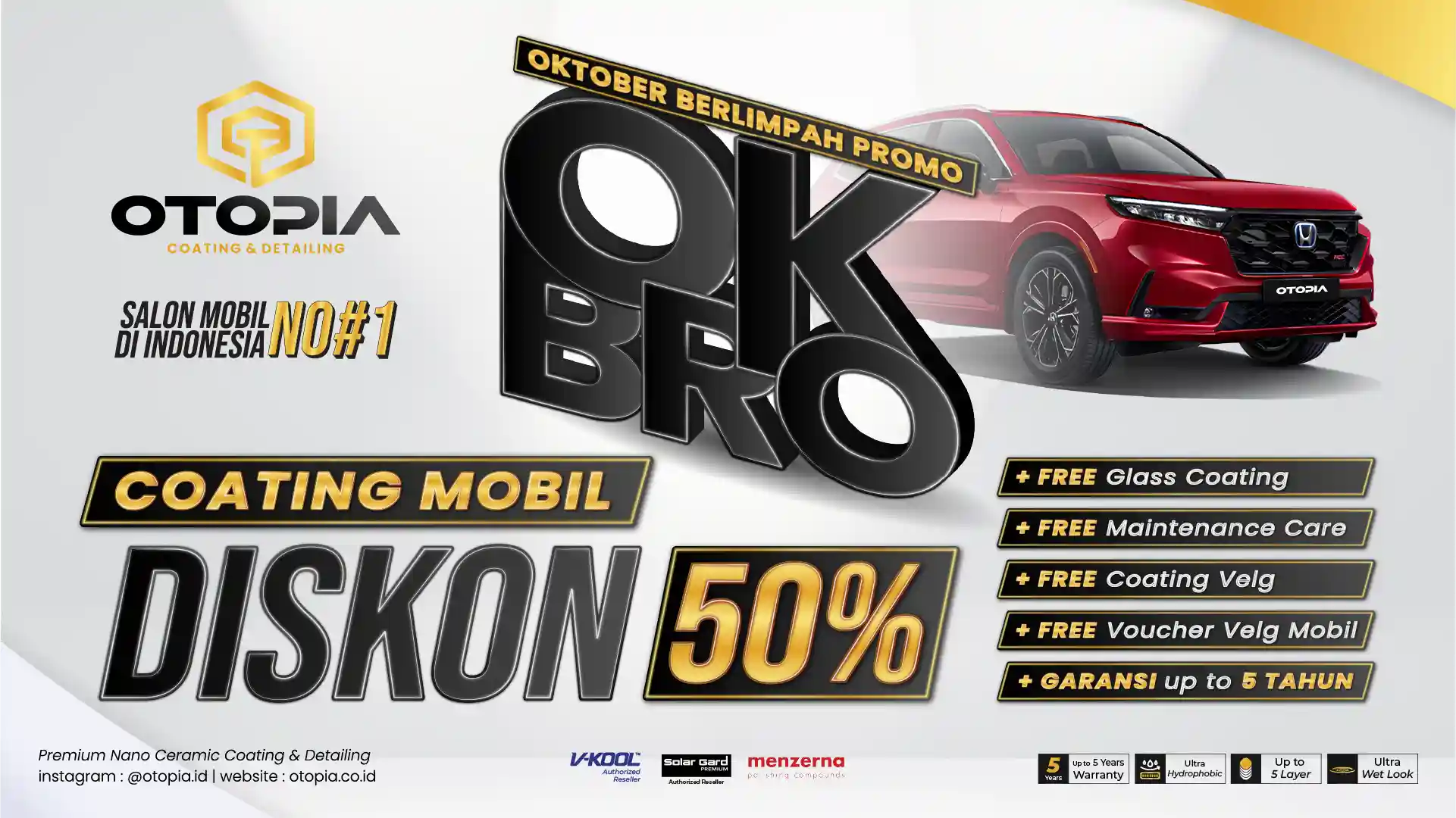 Promo Oktober coating mobil otopia